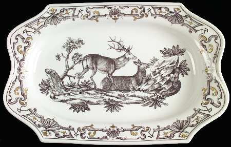 Du Paquier 16" Rectangular Serving Platter