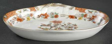 Magnolia & Birds Small Oval Tray
