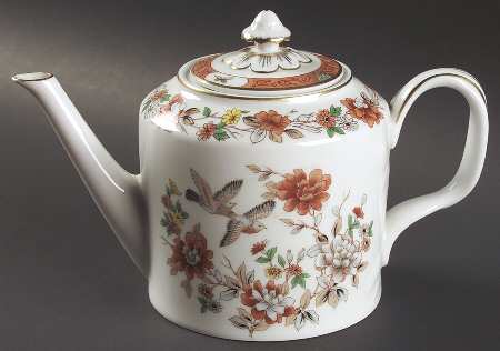 Magnolia & Birds Teapot & Lid