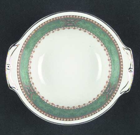 Savoy Green Lugged Cereal Bowl