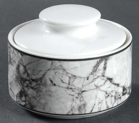 Onyx Sugar Bowl & Lid
