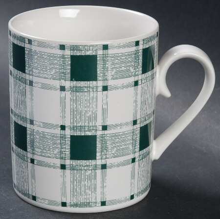 Checks Green Mug