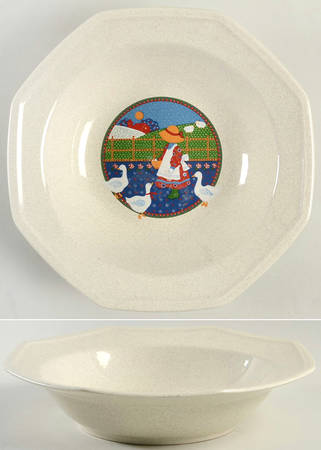 Plain & Fancy 9" Round Vegetable Bowl