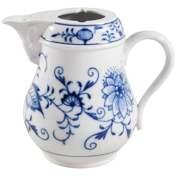 Blue Onion ("Sword" Backstamp) Mini Coffee Pot No Lid by Meissen (Germany)