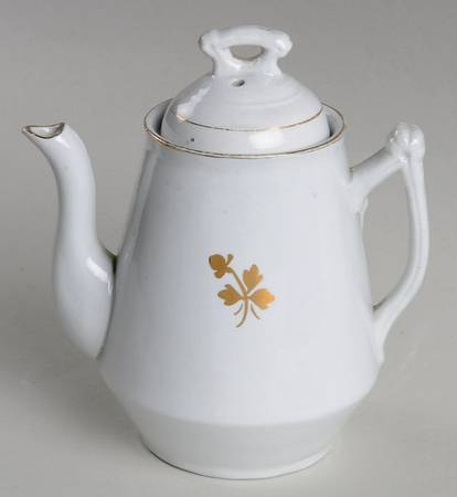 Tea Leaf Mini Coffee Pot & Lid