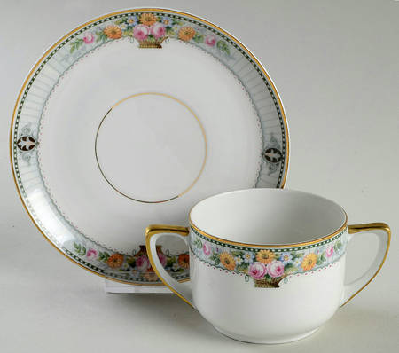 Montrose Flat Bouillon Cup & Saucer