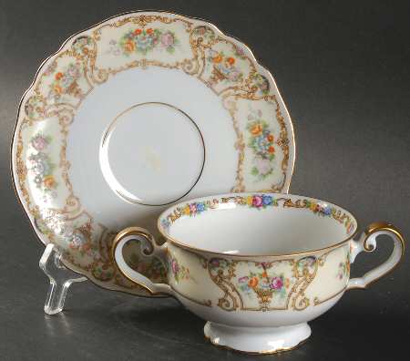 The Stirling Footed Bouillon Cup & Saucer