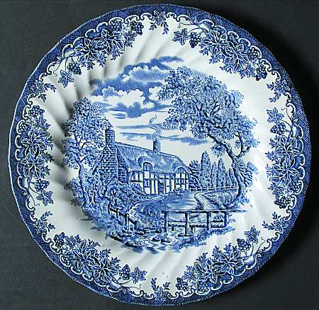 The Brook Blue by Myott Staffordshire