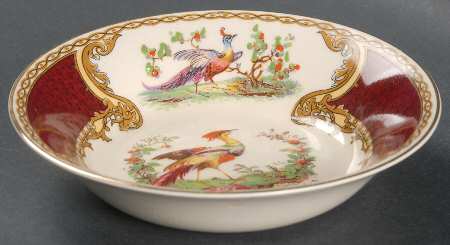 Chelsea Bird Red Fruit/Dessert (Sauce) Bowl