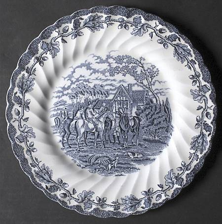Country Life Blue by Myott Staffordshire