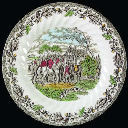 Country Life Brown Multicolor by Myott Staffordshire