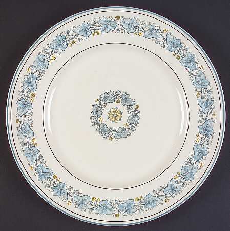 Ivy Leaf Blue by Myott Staffordshire