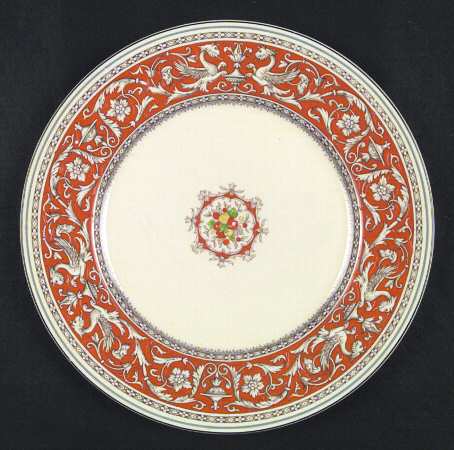 Medici Orange Red by Myott Staffordshire