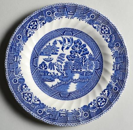 Old Willow Blue Dessert/Pie Plate