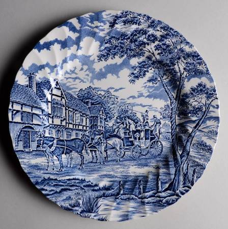 Royal Mail Blue by Myott Staffordshire