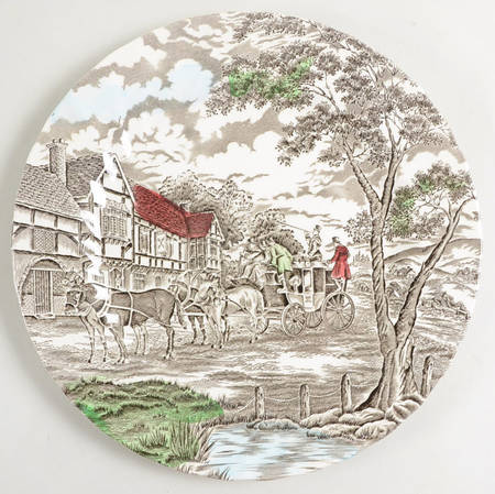 Royal Mail Multicolor (White Background) by Myott Staffordshire