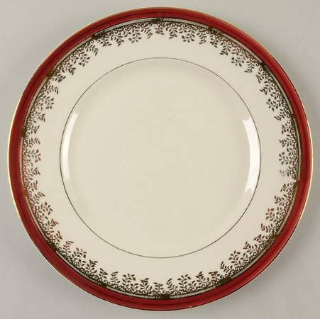 Royalty Maroon Band by Myott Staffordshire