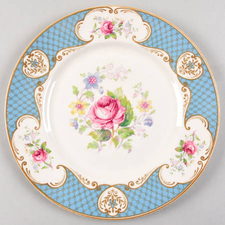 Staffordshire Rose Blue by Myott Staffordshire