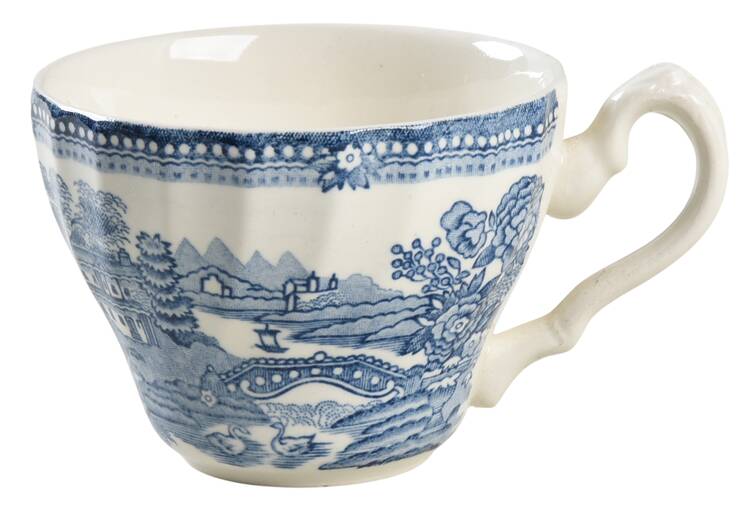 Tonquin Blue (Myott Backstamp) Flat Cup