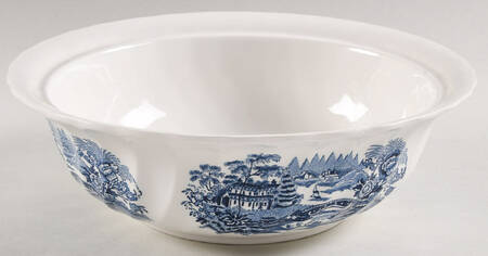 Tonquin Blue (Myott Meakin Backstamp) Round Vegetable No Lid