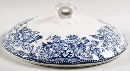 Tonquin Blue (Myott Meakin Backstamp) Lid for Round Vegetable