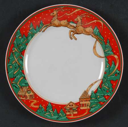 Christmas Fantasy Salad Plate