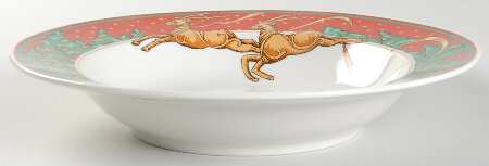 Christmas Fantasy Rim Soup Bowl