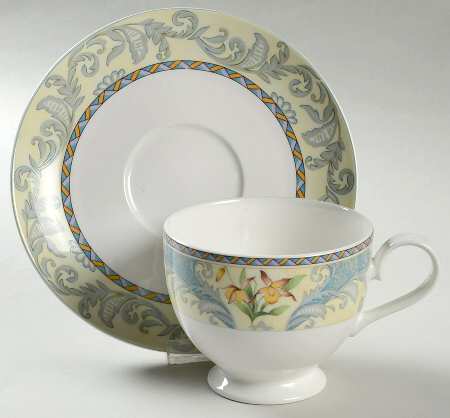 Coventry Garden Footed Cup & Saucer Set