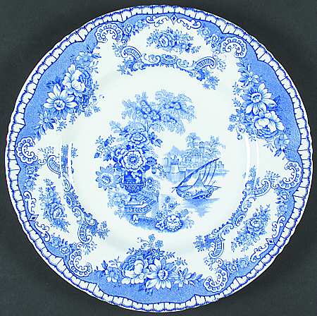 Bombay Blue (Semi-Scalloped) by John Maddock &amp; Sons