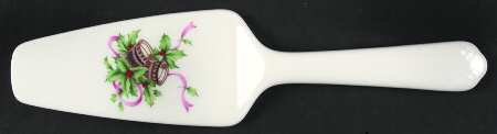 Christmas Spirit Solid Ceramic Pie/Cake Server by Mikasa