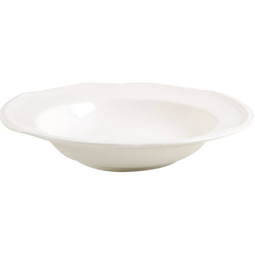 Newport White Large Rim Soup Bowl