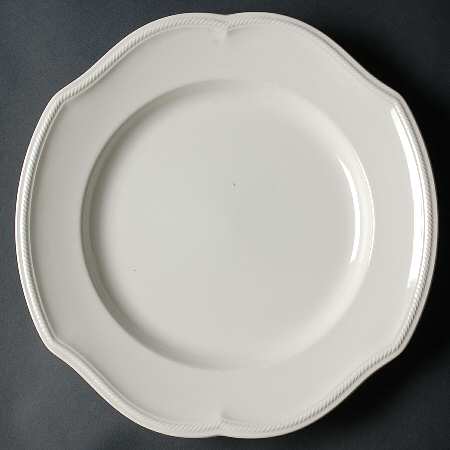 Newport White 12" Chop Plate (Round Platter)