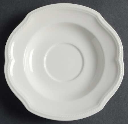 Newport White Saucer