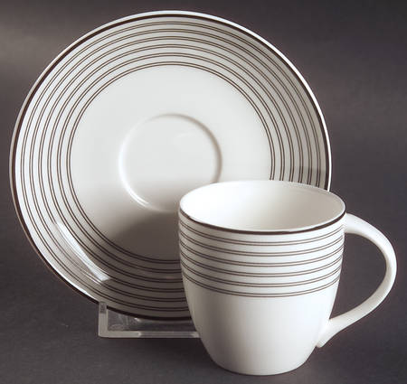 Overture Flat Demitasse Cup & Saucer Set