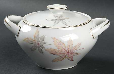 East Wind Sugar Bowl & Lid by Meito