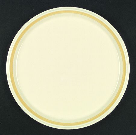 Country Store Yellow Dinner Plate