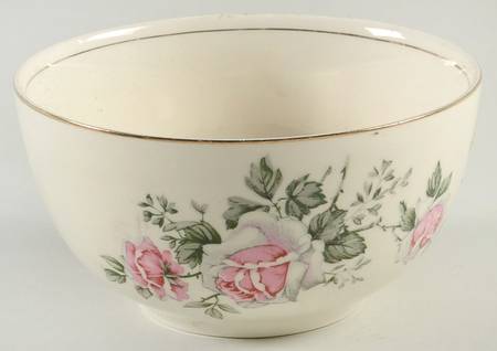 Spring Rose Open Sugar Bowl