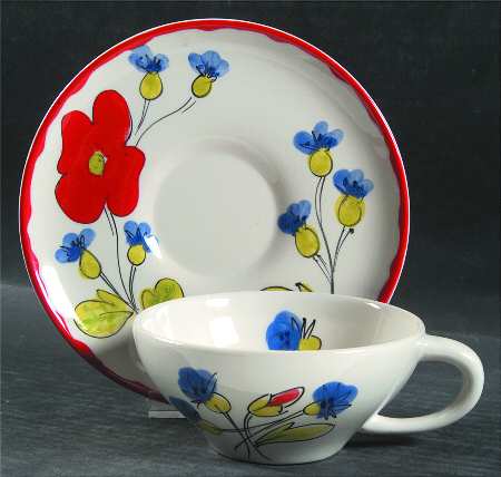 MCI6 Flat Cup & Saucer Set