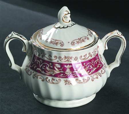Rialto Maroon by Myott Staffordshire