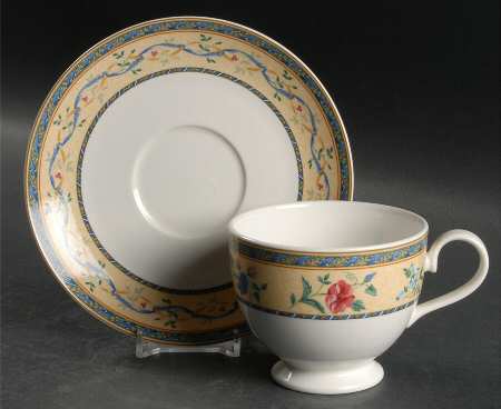 Strasbourg Footed Cup & Saucer Set