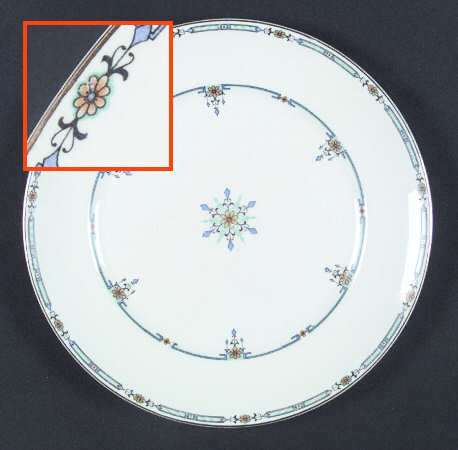 Fairhaven Luncheon Plate by Alfred Meakin