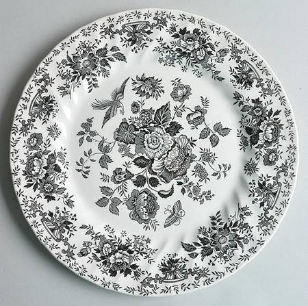 Oriental Garden Black by Myott Staffordshire