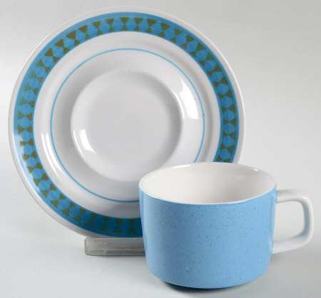 Equinox Flat Cup & Saucer Set