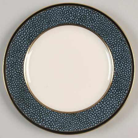 Ebony Flair Salad Plate