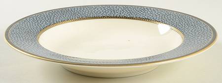 Ebony Flair Rim Soup Bowl