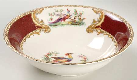 Chelsea Bird Red Coupe Cereal Bowl