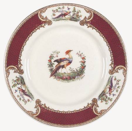 Chelsea Bird Red Dinner Plate