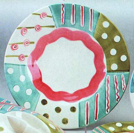Picnic Jade Raspberry by Mallory-California