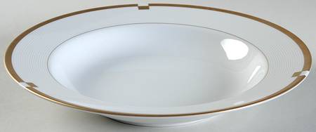 Invitation Gold Rim Soup Bowl