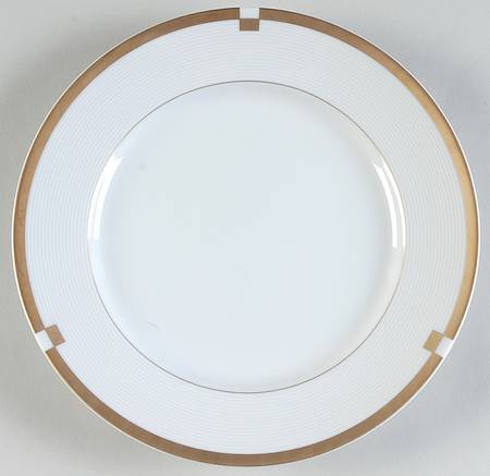 Invitation Gold Salad Plate
